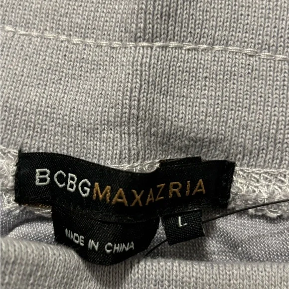 BCBGMaxAzria Silver Fabric with Black Label Size L - Picture 7 of 16